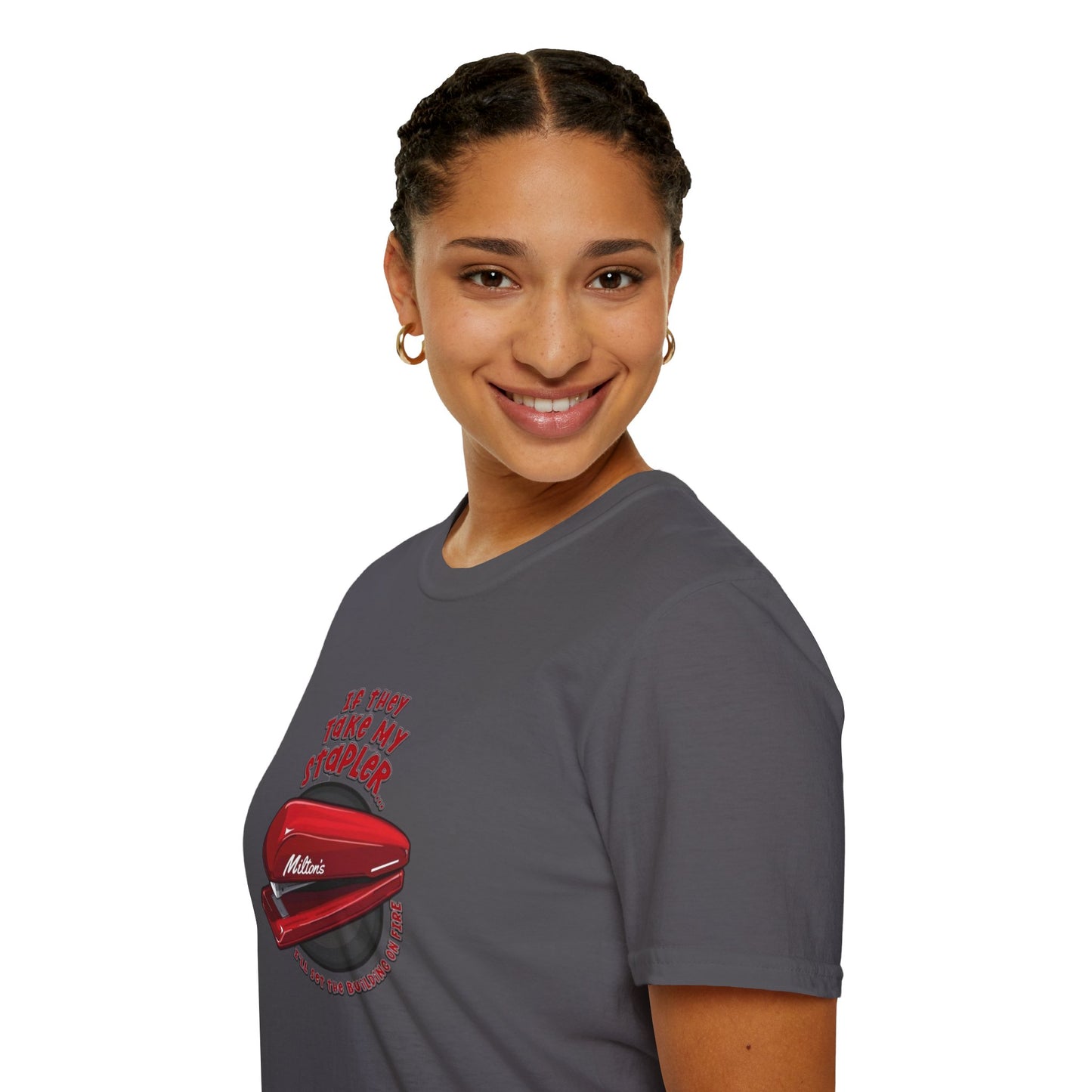 Milton's Stapler Unisex Softstyle Tee