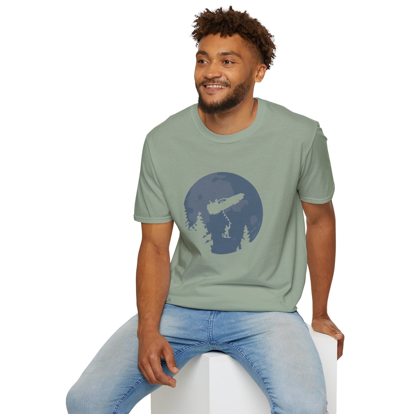 McFly in The Moon Unisex Softstyle Tee