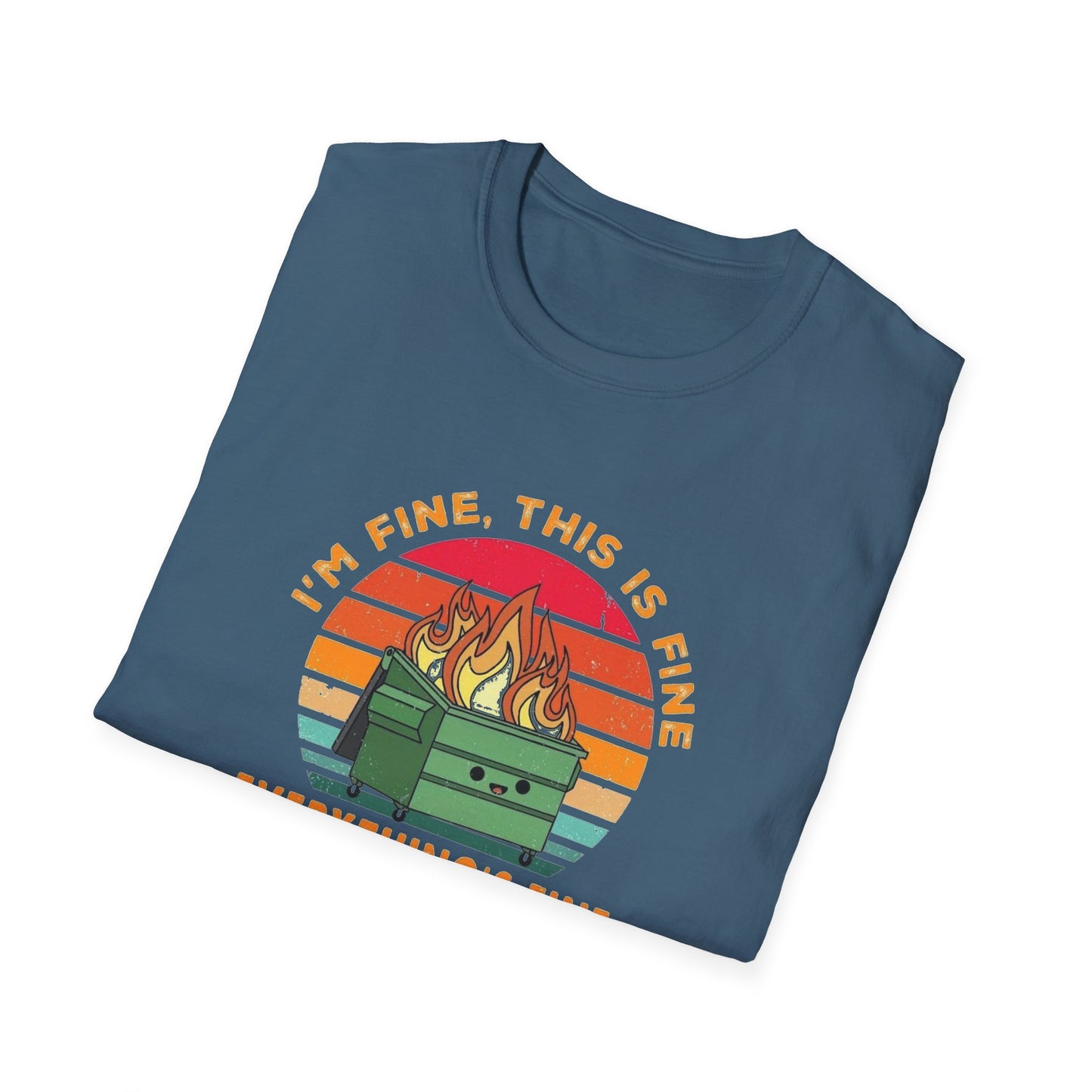 Everything Is Fine Unisex Softstyle Tee