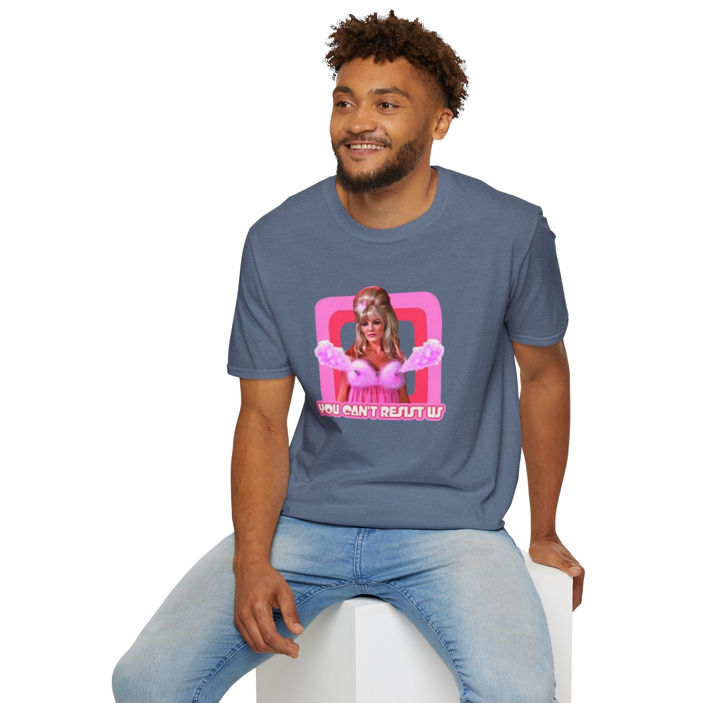 You Can't Resist Us Unisex Softstyle Tee