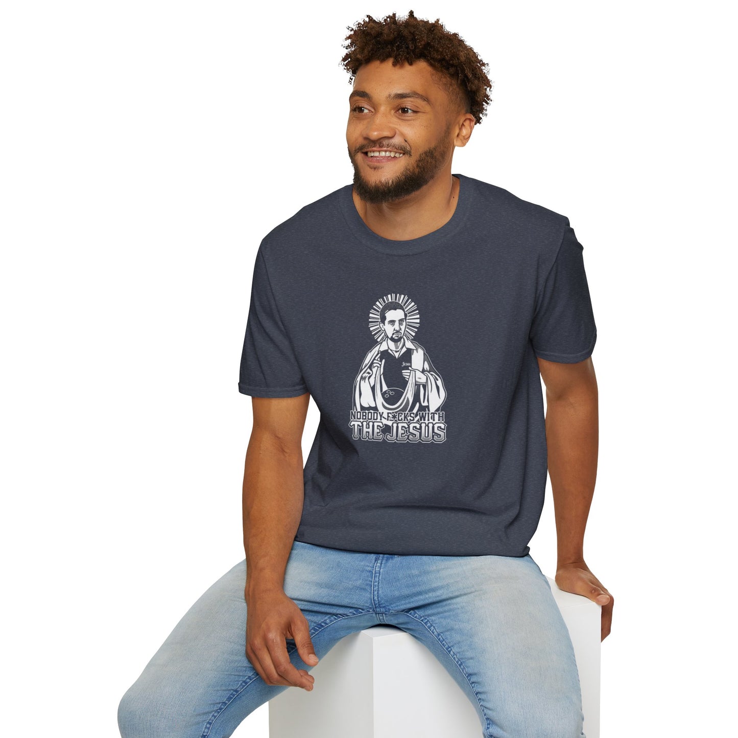 Nobody F*cks With The Jesus Unisex Softstyle Tee