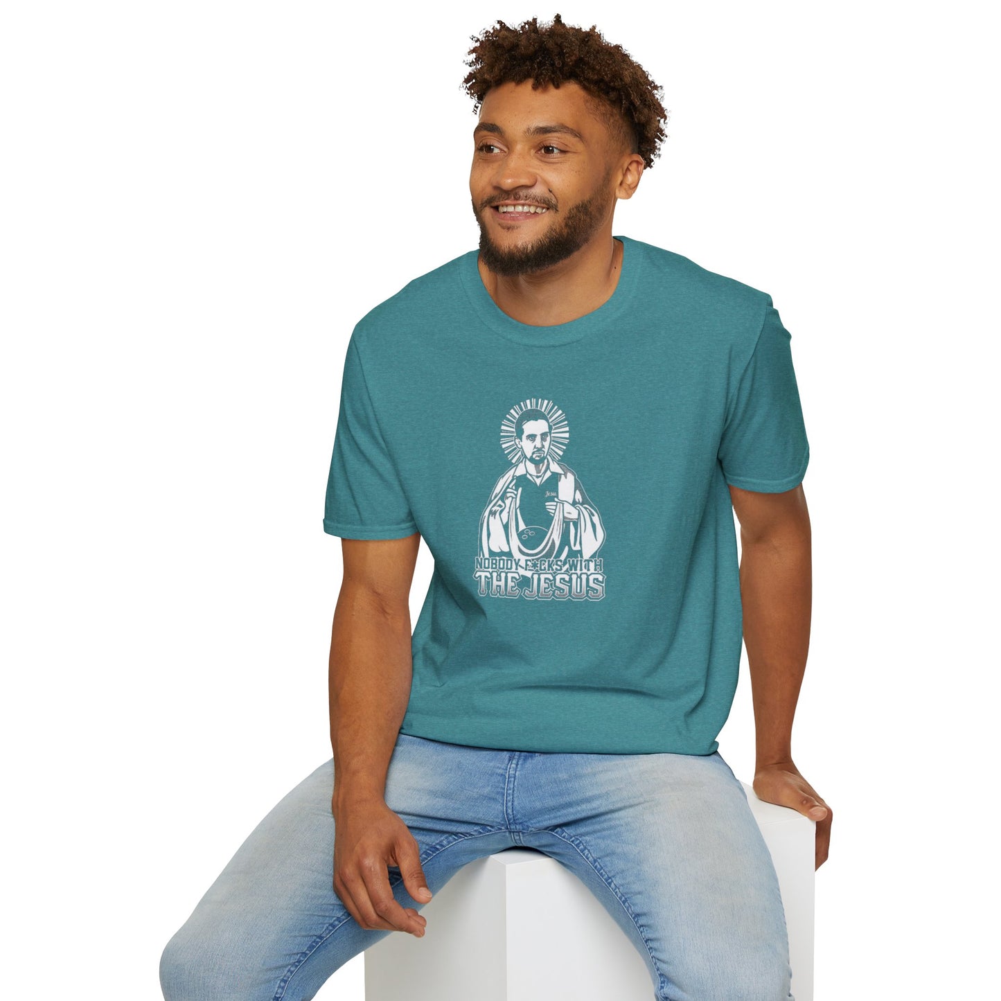 Nobody F*cks With The Jesus Unisex Softstyle Tee