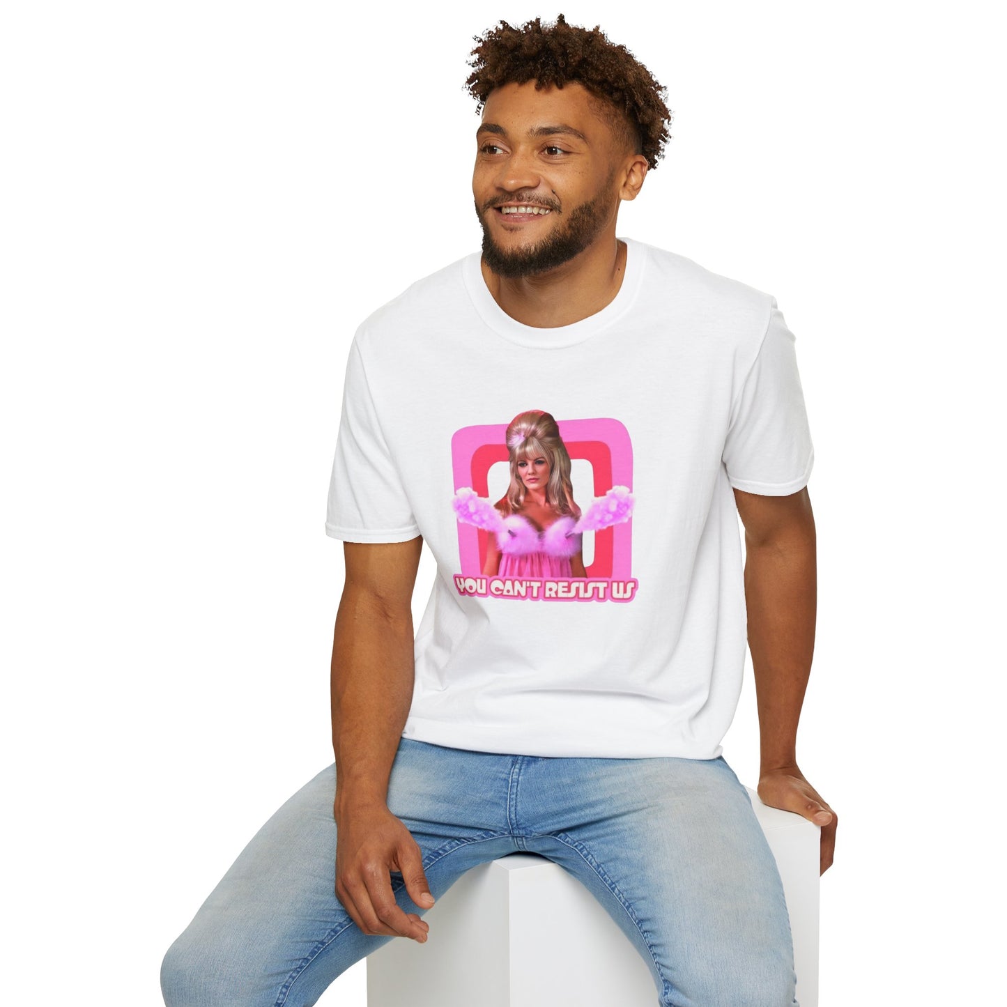 You Can't Resist Us Unisex Softstyle Tee