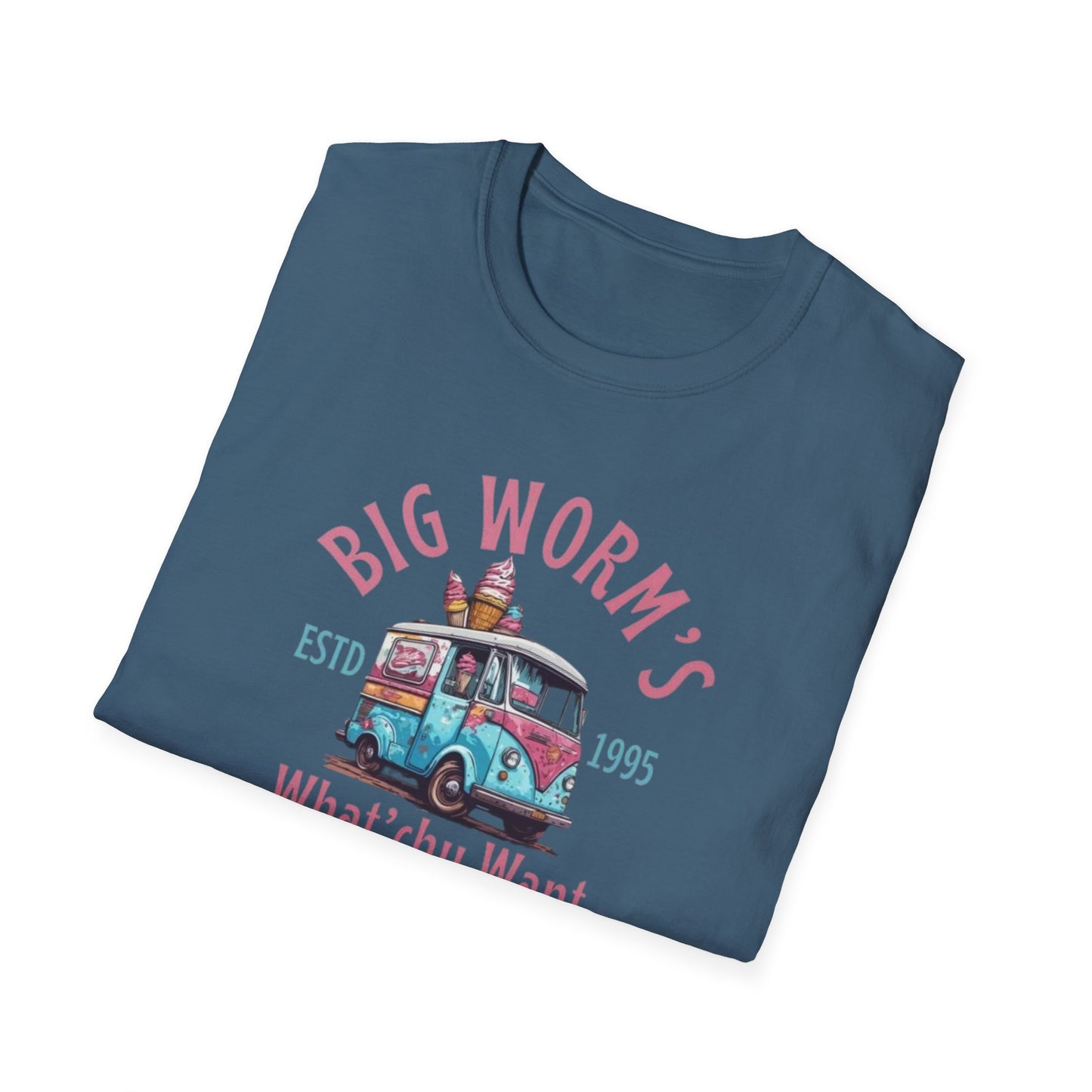 Big Worm's Ice Cream Unisex Softstyle Tee