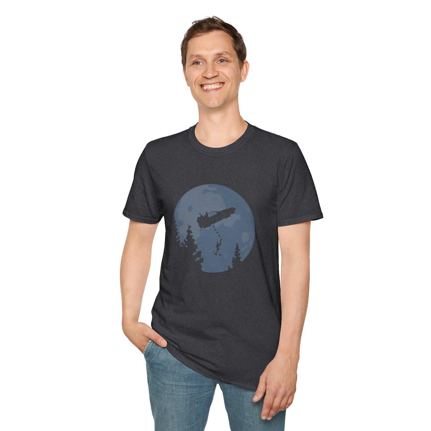 McFly in The Moon Unisex Softstyle Tee