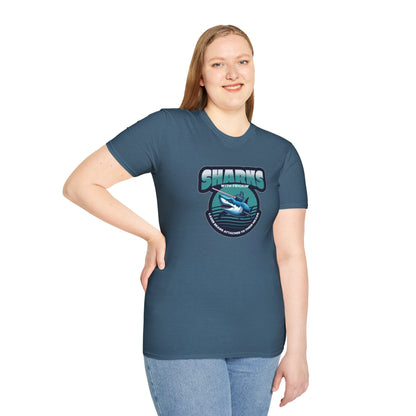 Sharks With Laser Beams Unisex Softstyle Tee