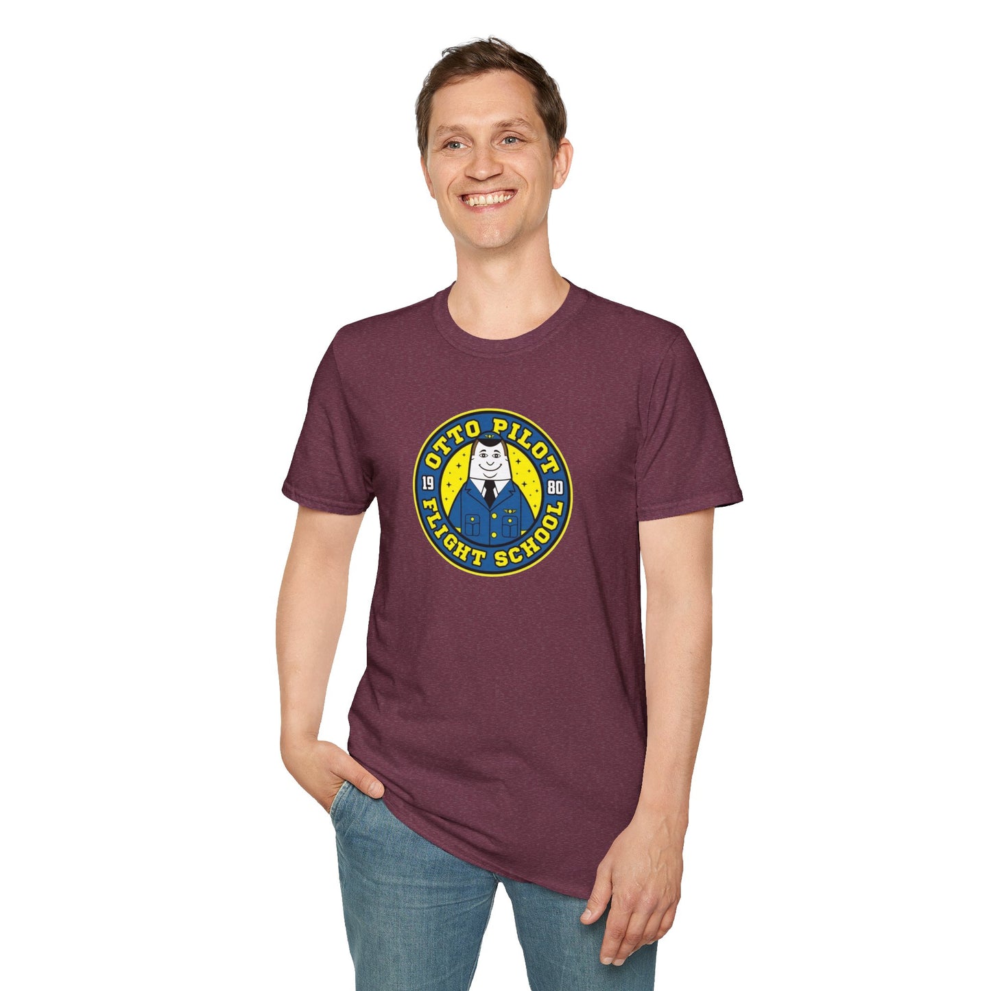 Airplance Otto Pilot Unisex Softstyle Tee