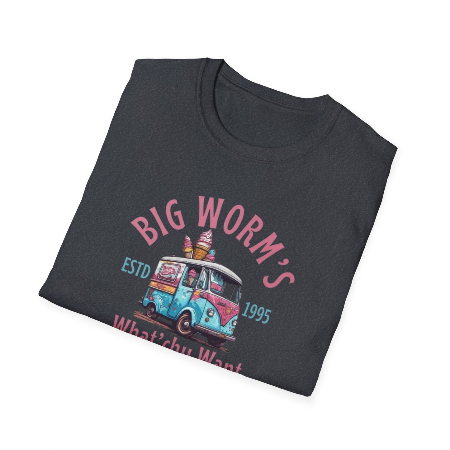 Big Worm's Ice Cream Unisex Softstyle Tee