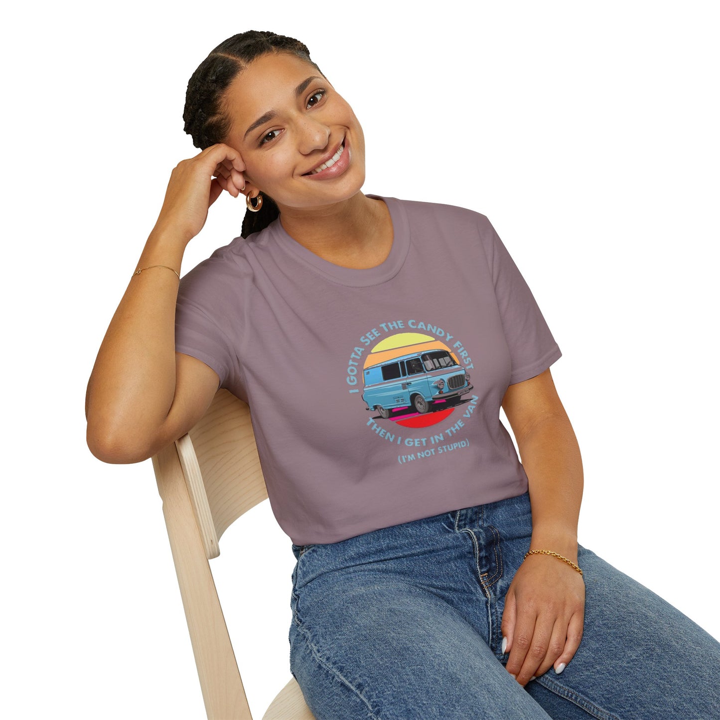 I Gotta See the Candy First Unisex Softstyle Tee