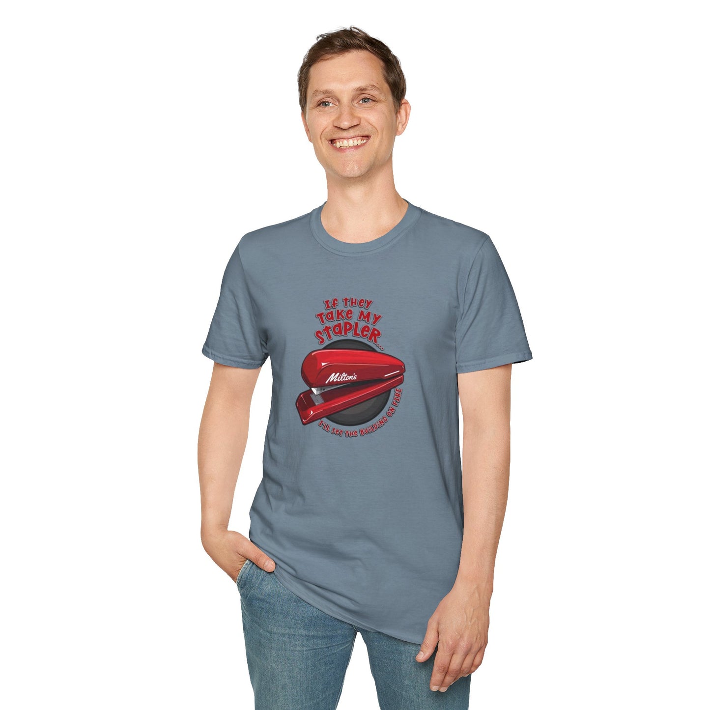 Milton's Stapler Unisex Softstyle Tee