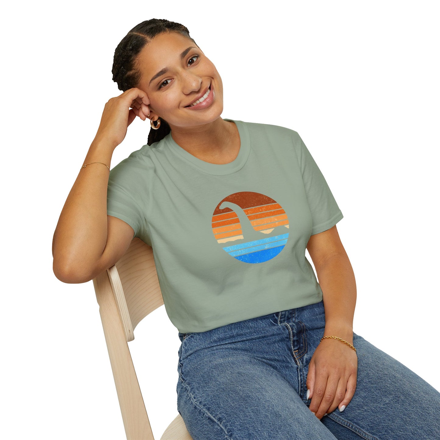 Nessy Loch Ness Monster Unisex Softstyle Tee