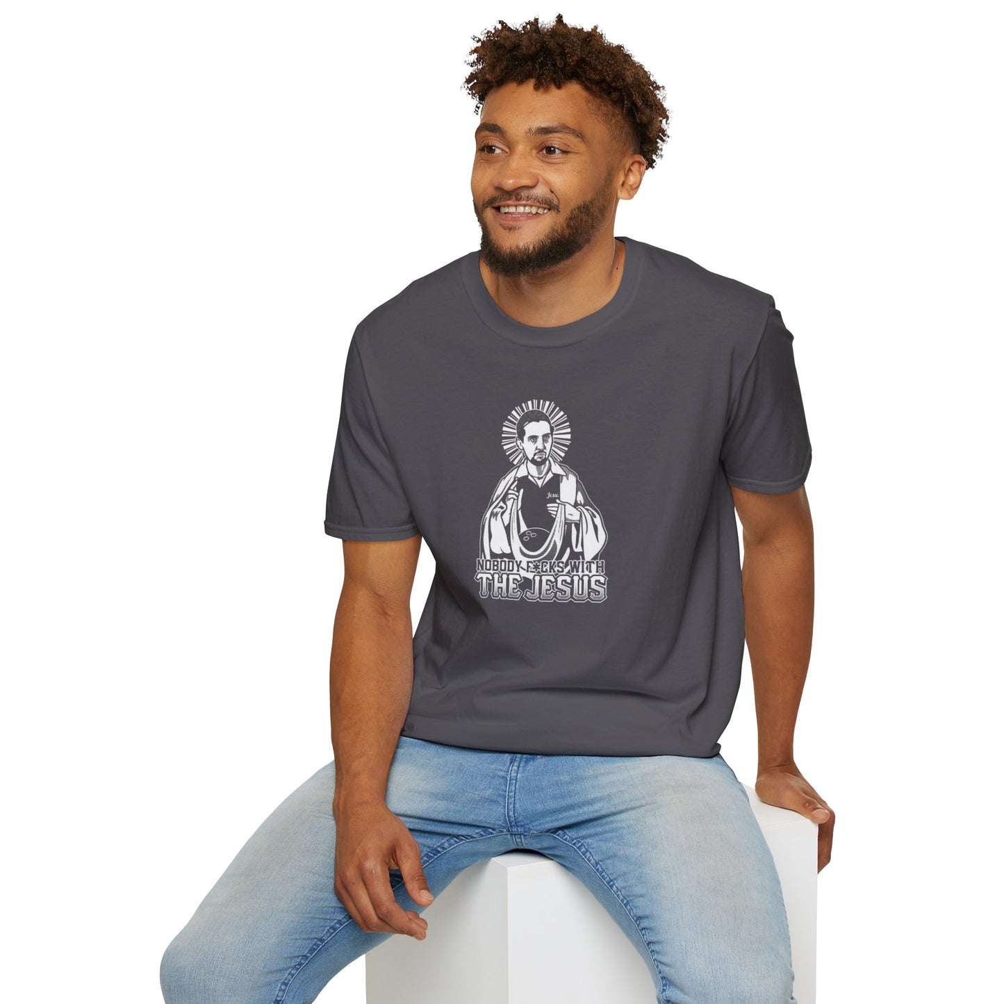 Nobody F*cks With The Jesus Unisex Softstyle Tee