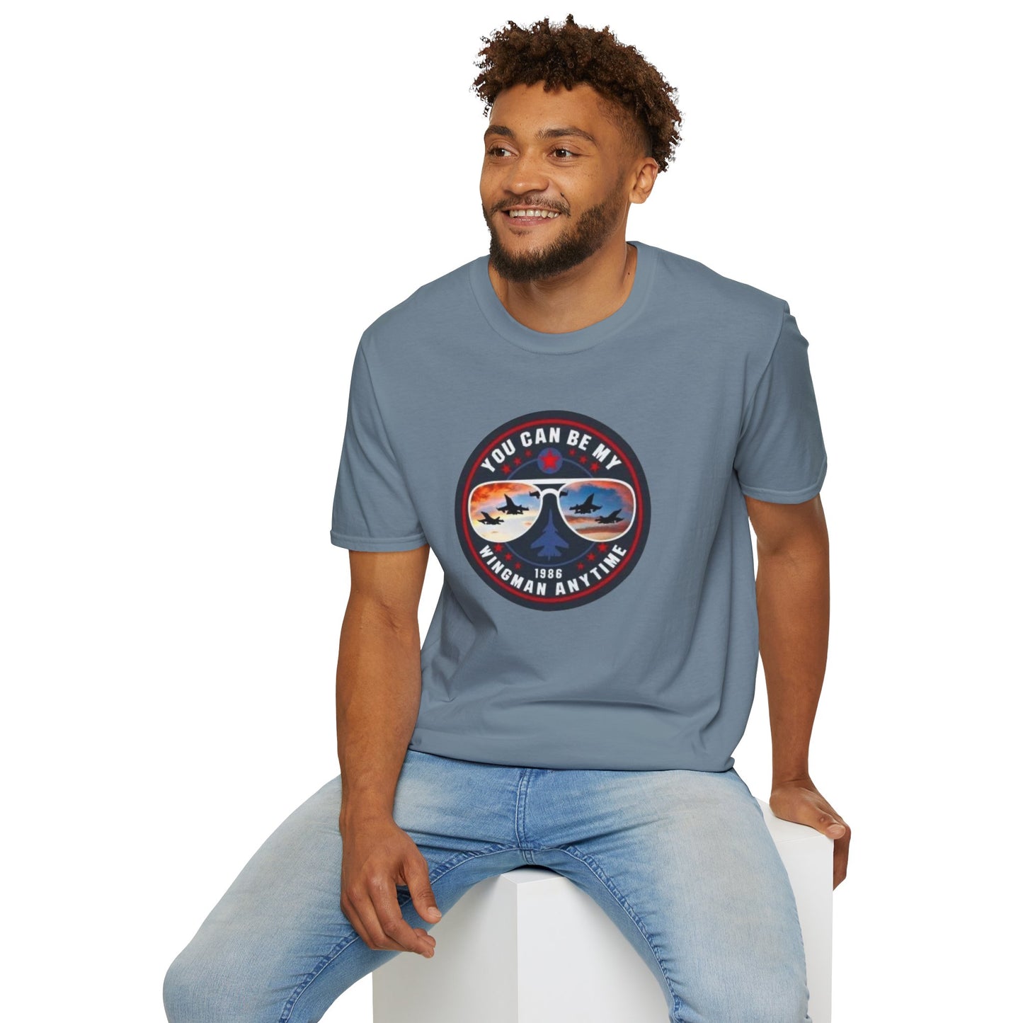 Wingman Top Gun  Unisex Softstyle Tee