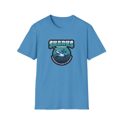 Sharks With Laser Beams Unisex Softstyle Tee