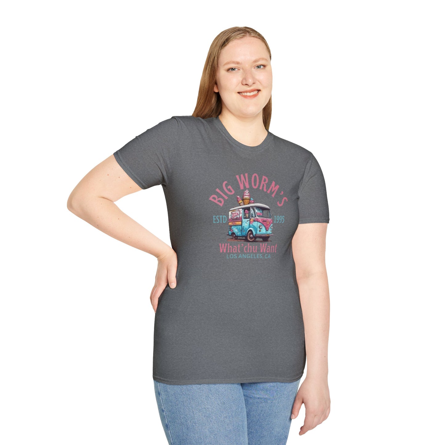 Big Worm's Ice Cream Unisex Softstyle Tee