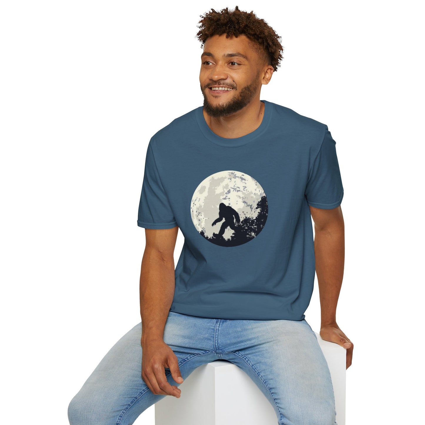 Full Moon Bigfoot Unisex Softstyle Tee