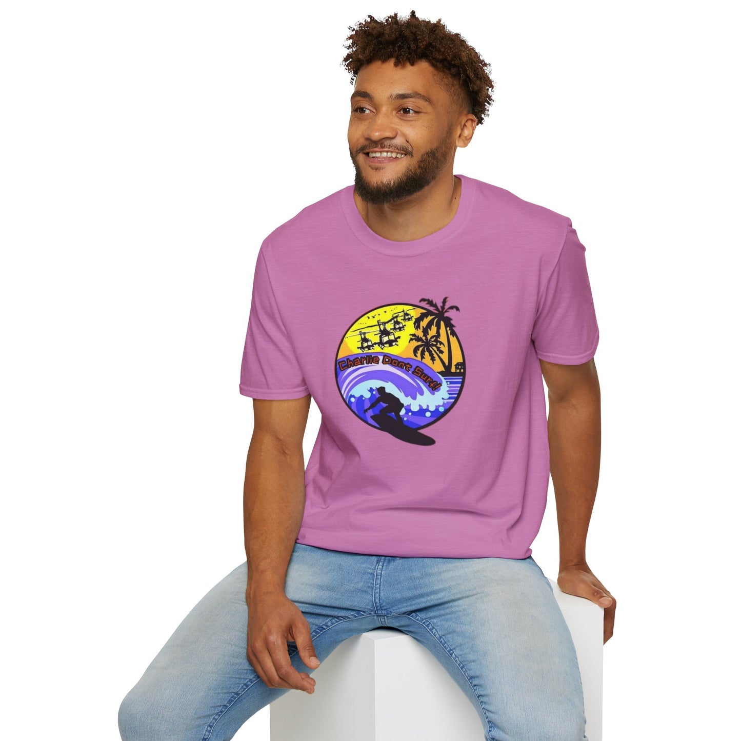 Charlie Don't Surf Unisex Softstyle Tee