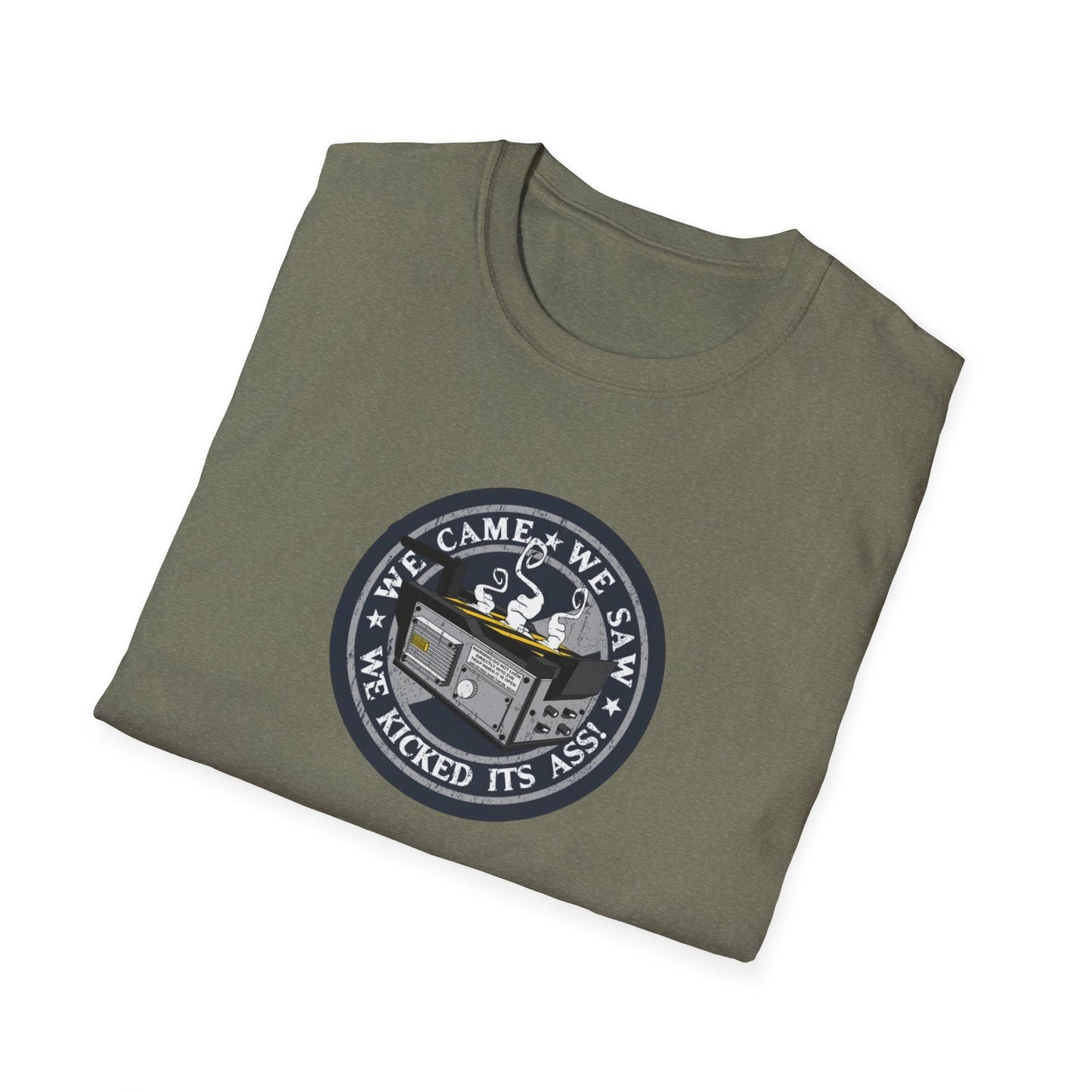 We Kicked It's Ass- Ghost Trap Unisex Softstyle Tee