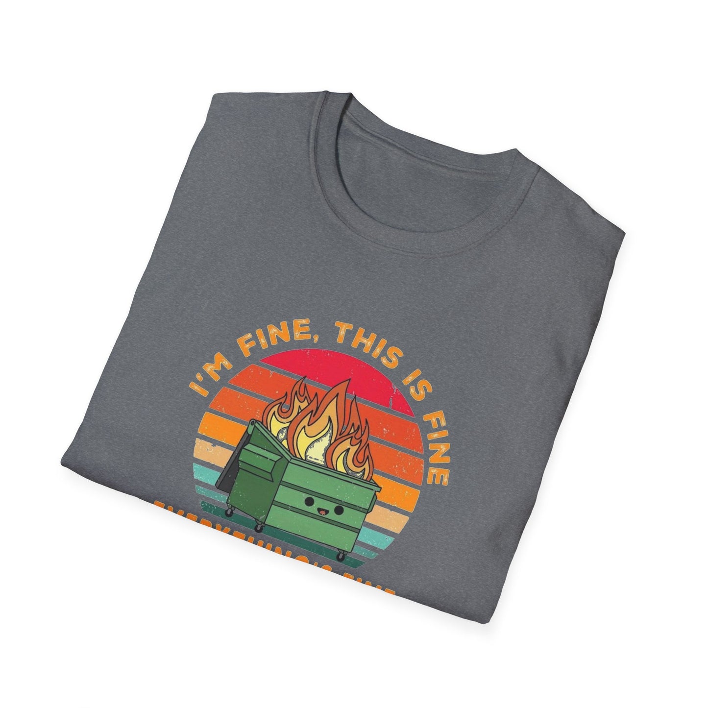 Everything Is Fine Unisex Softstyle Tee