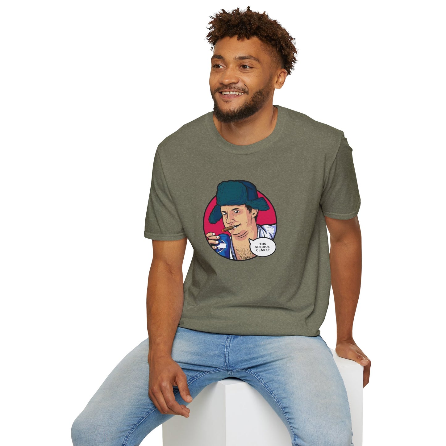 You Serious Clark? Unisex Softstyle Tee