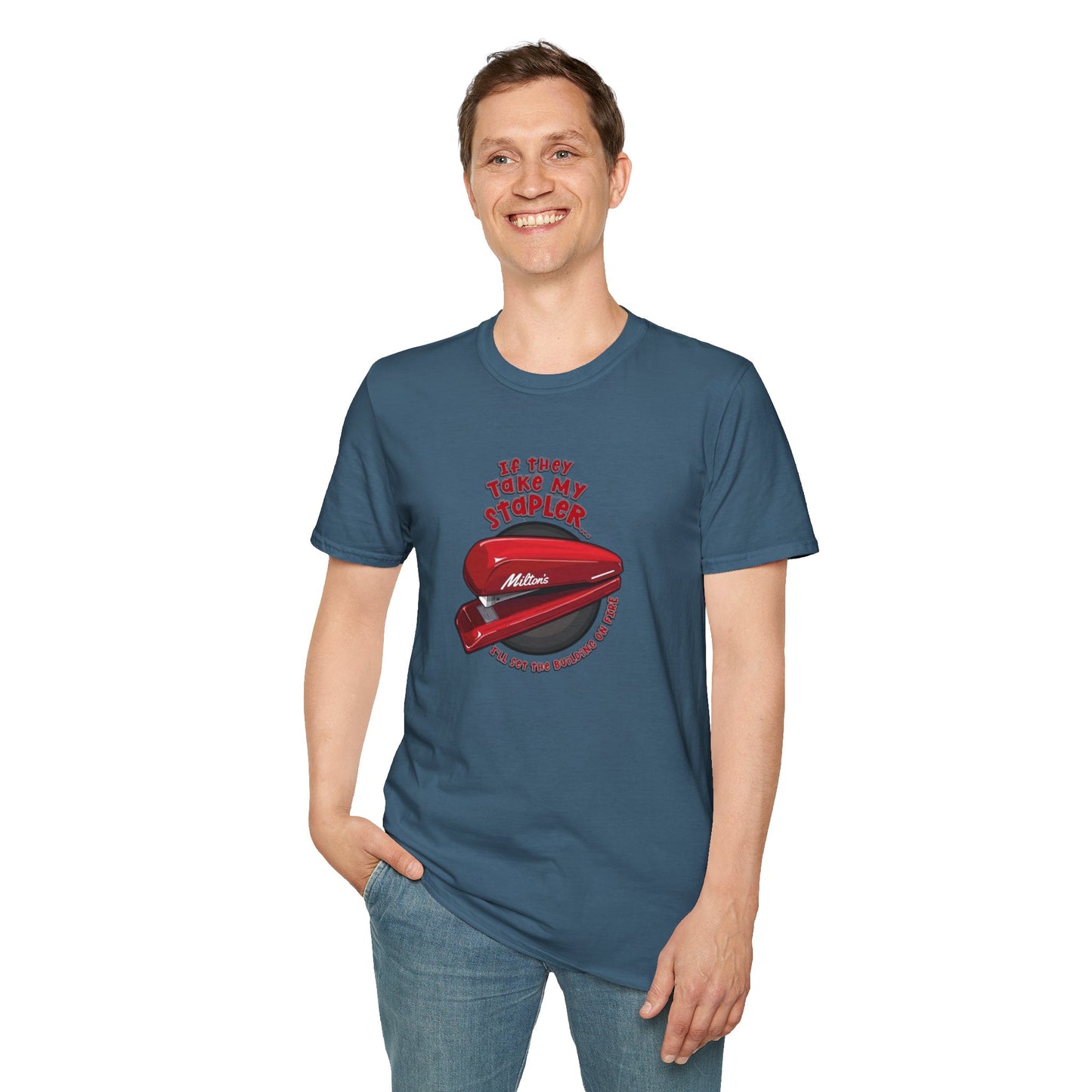 Milton's Stapler Unisex Softstyle Tee