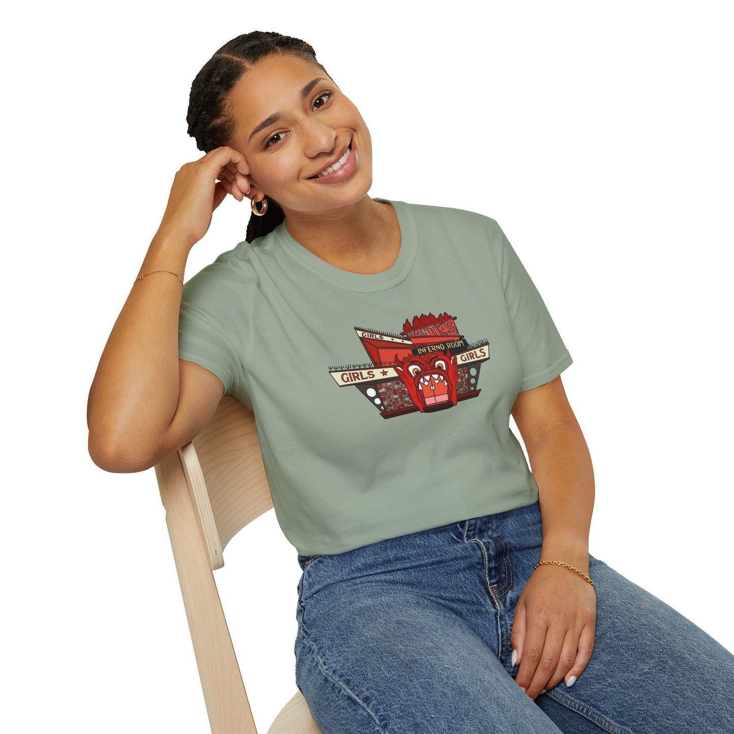 Dante's Inferno Girls Club Unisex Softstyle Tee