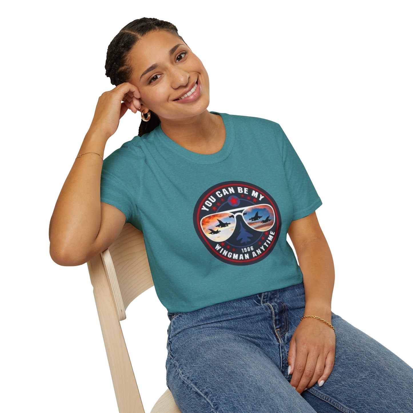 Wingman Top Gun  Unisex Softstyle Tee