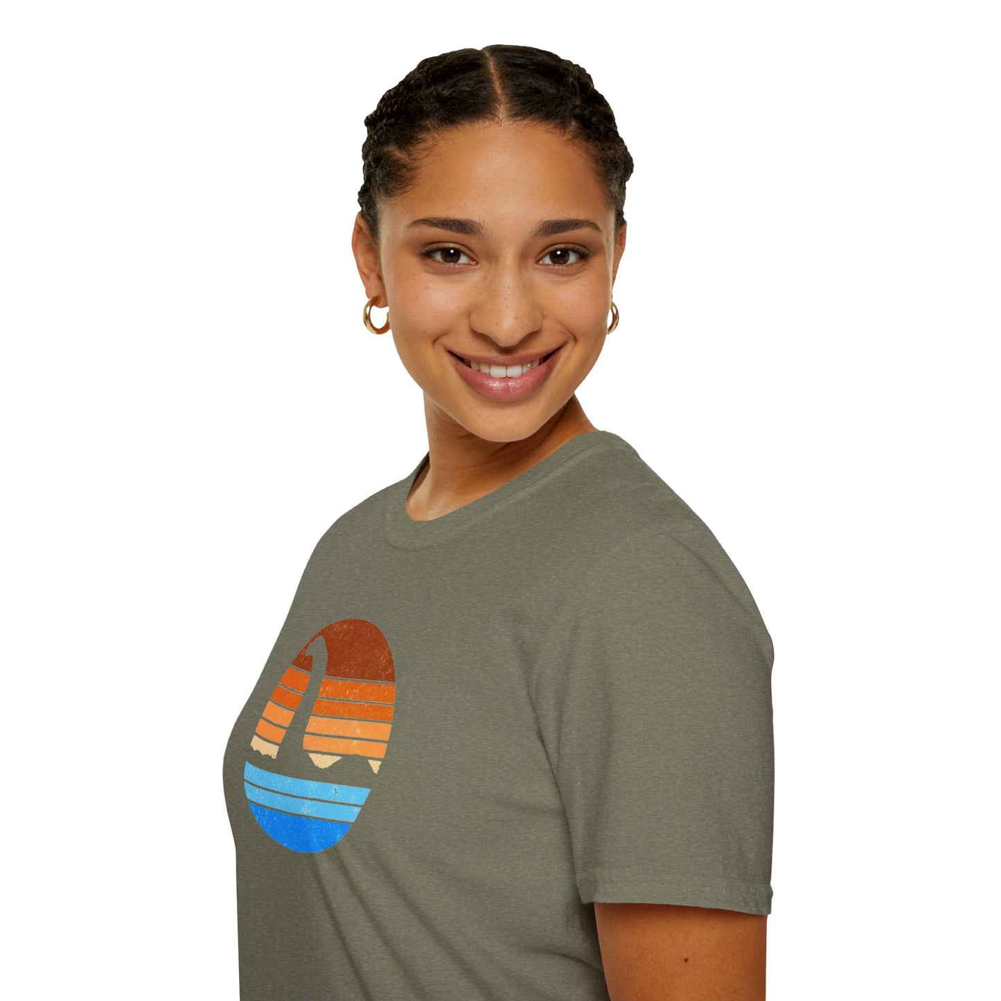 Nessy Loch Ness Monster Unisex Softstyle Tee