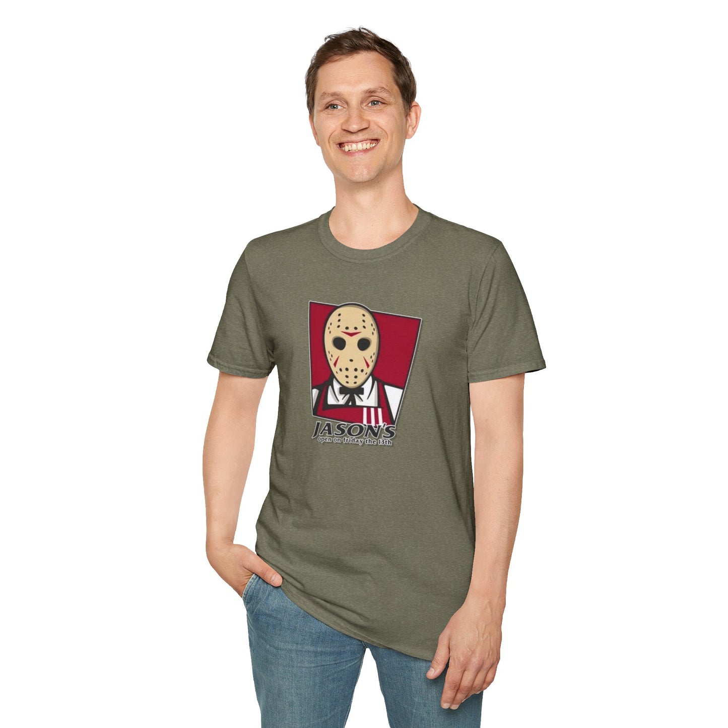 Friday the 13th KFC Mashup Unisex Softstyle Tee