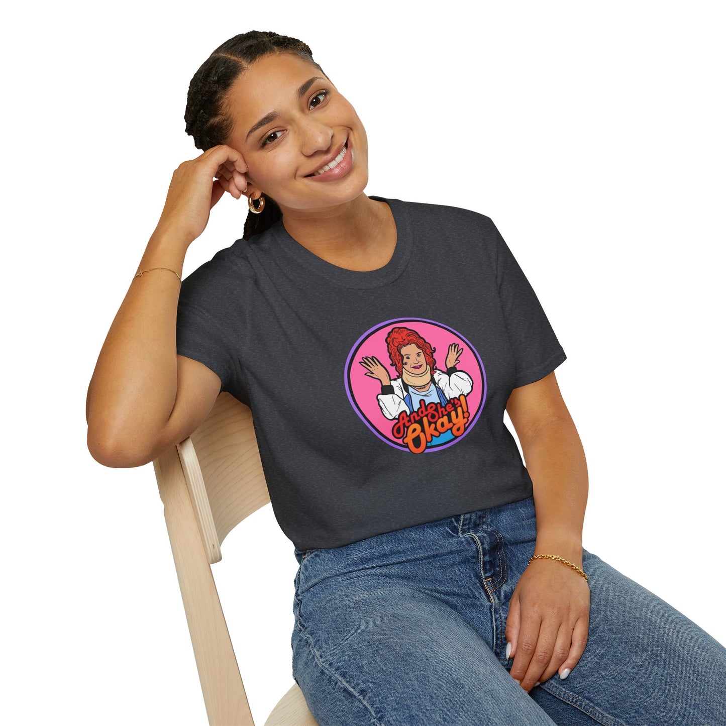 And.... She's OK! Unisex Softstyle Tee