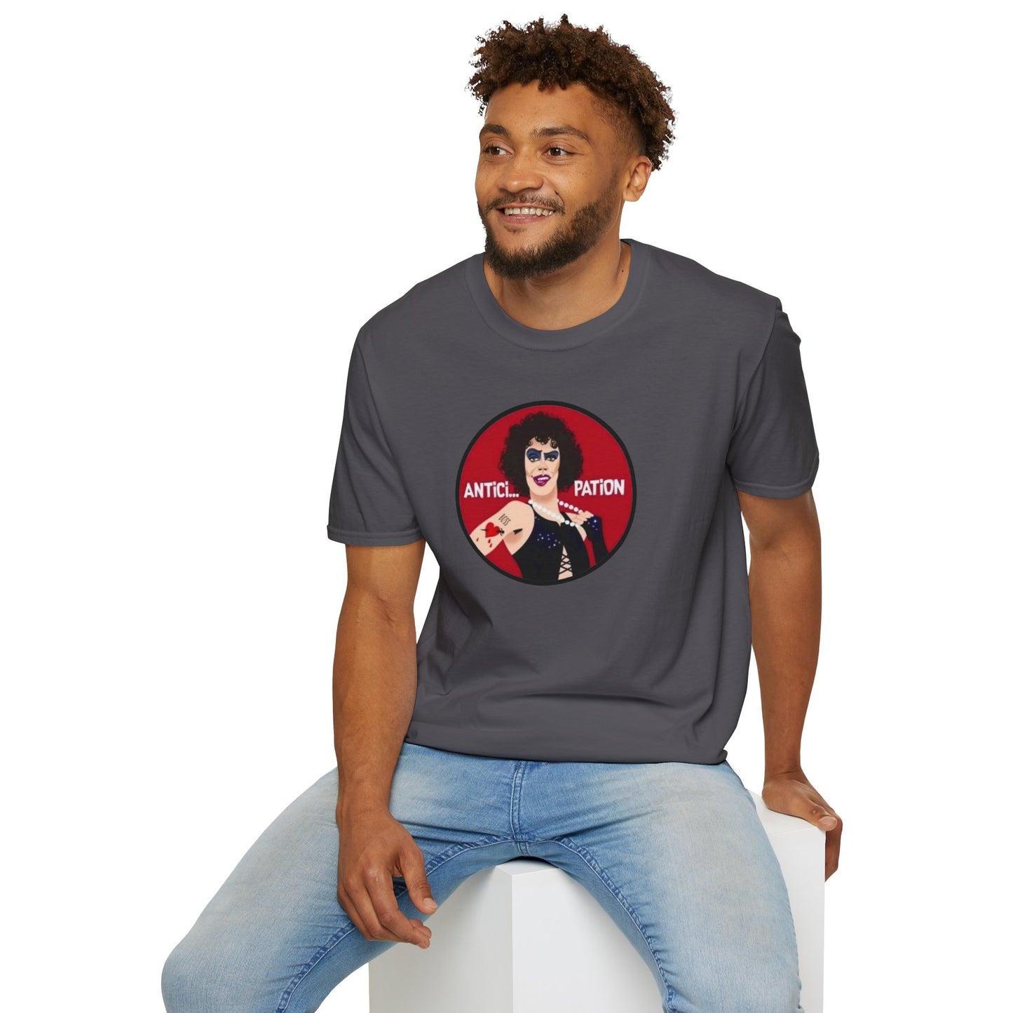 Dr Frank N Furter Anticipation Unisex Softstyle Tee
